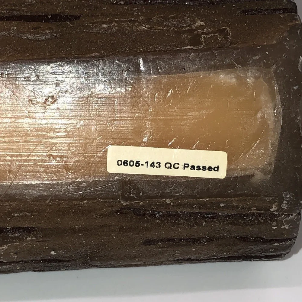 PartyLite ? Yule Log Candle 5 Wick New Unused 3.75